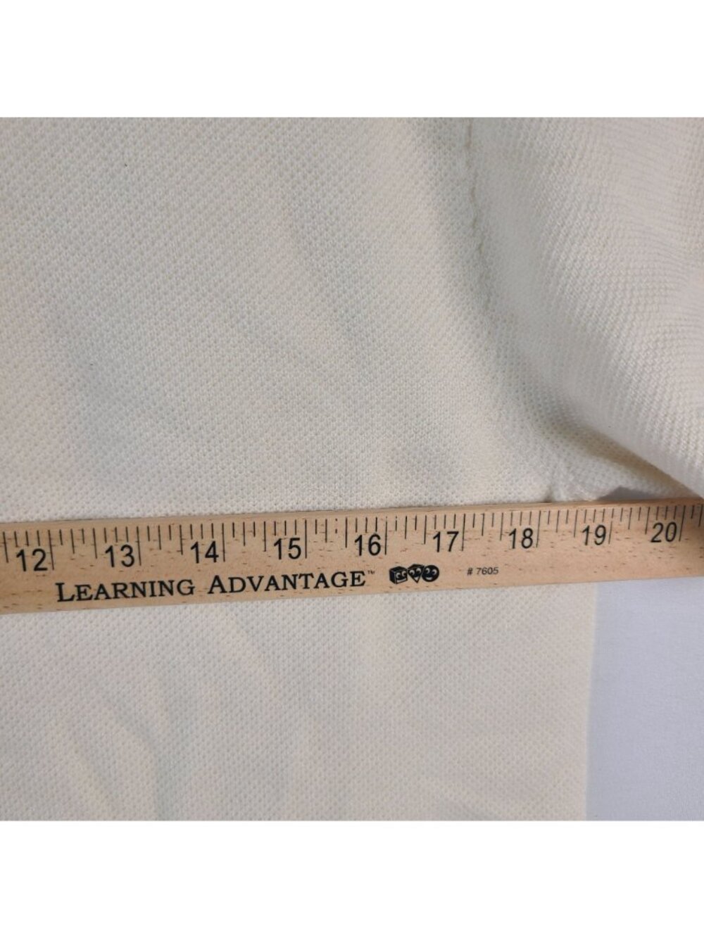NEW Sheep Inc. Mens Pique Polo Shirt Raw White 100% Ultra-Fine Merino Wool Sz M - Picture 6 of 8